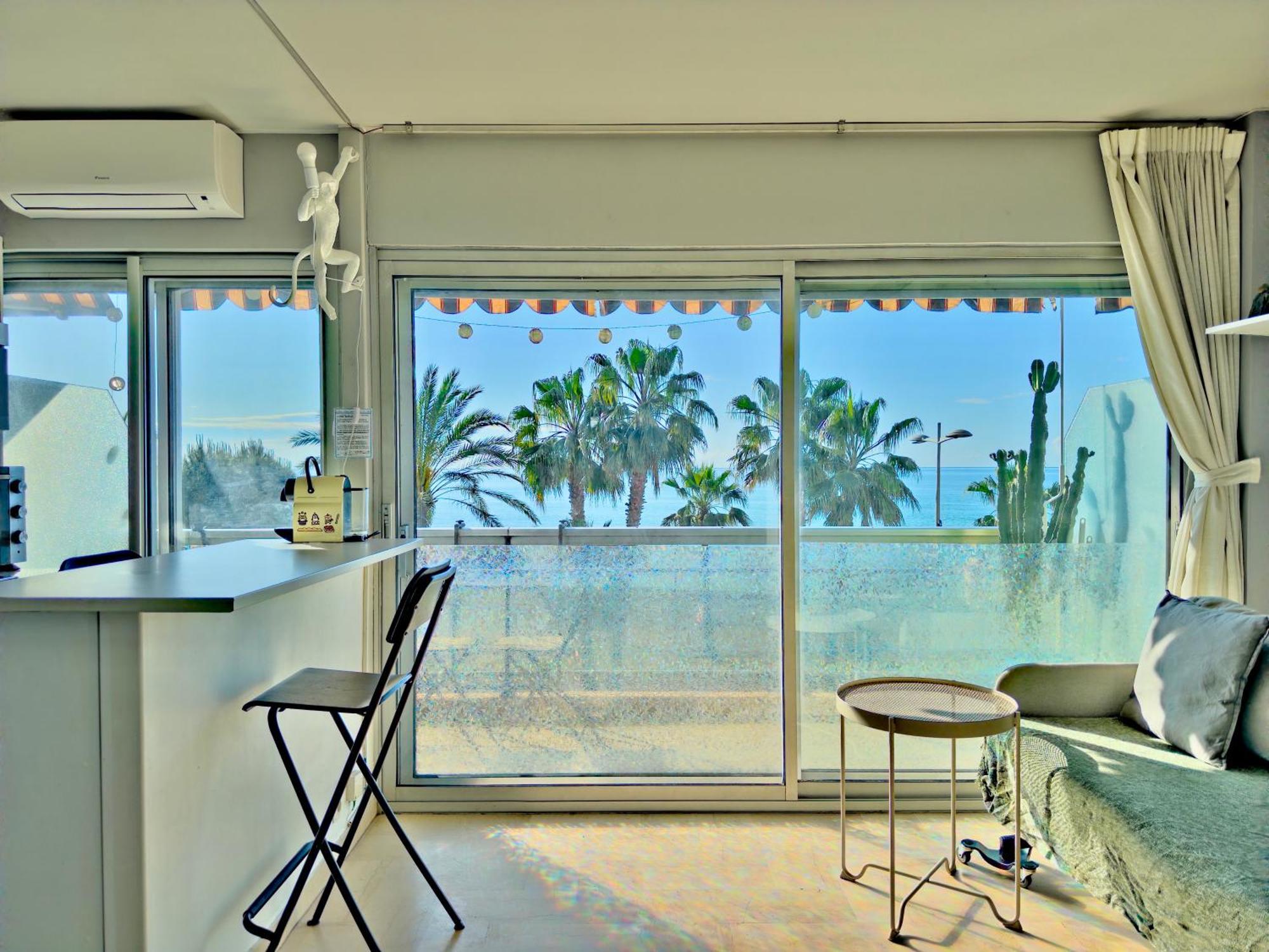 Panoramic Sea View Studio 24H Checkin Cagnes-sur-Mer Exterior photo
